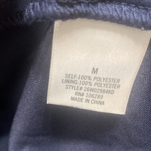 Francesca’s Navy Polka Dot Long Sleeve Dress size medium NWT - Picture 9 of 9